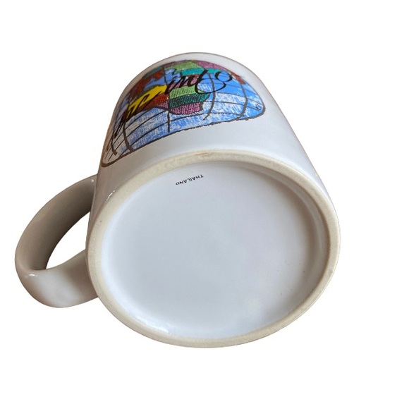 ESRI GIS Vintage Collectible Rare 90’s Geographic World Map Arc Info Coffee Mug - Picture 3 of 4